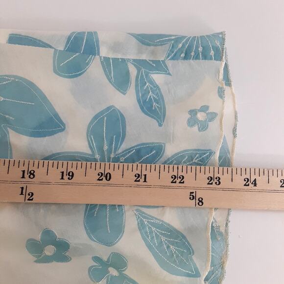 Vintage Y2K Tulip Skirt Blue Floral Midi Skirt Fairycore Whimsy Women 4 Coquette - Picture 8 of 8